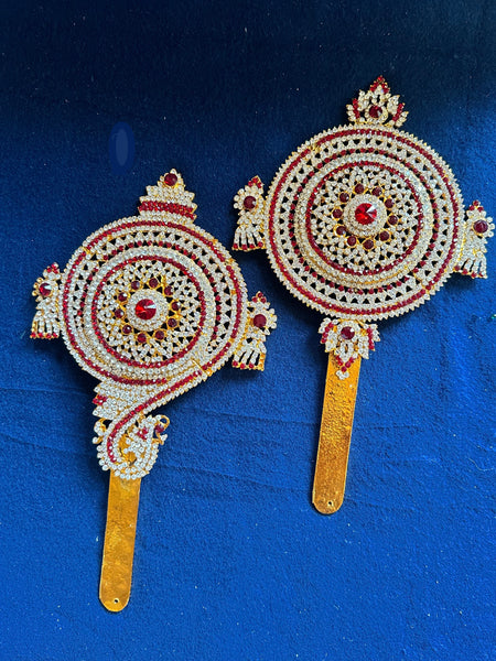 Deity jewelry –– Shankha Chakra –– Lifesize