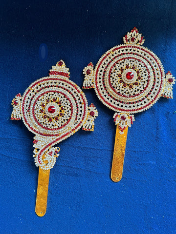 Deity jewelry –– Shankha Chakra –– Lifesize