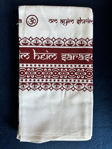 Shawl –– Cotton –– White