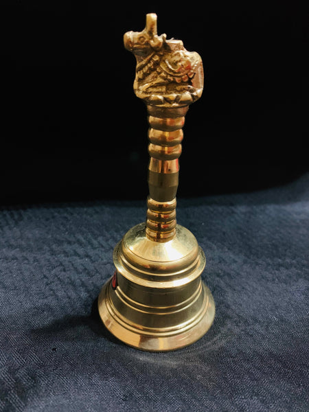 Hand Held Temple Bell– Brass