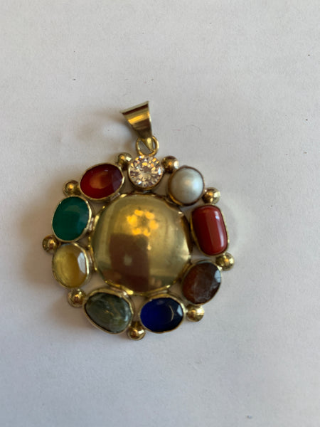 Navaratna Pendant – Antique