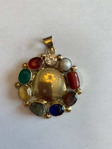 Navaratna Pendant – Antique
