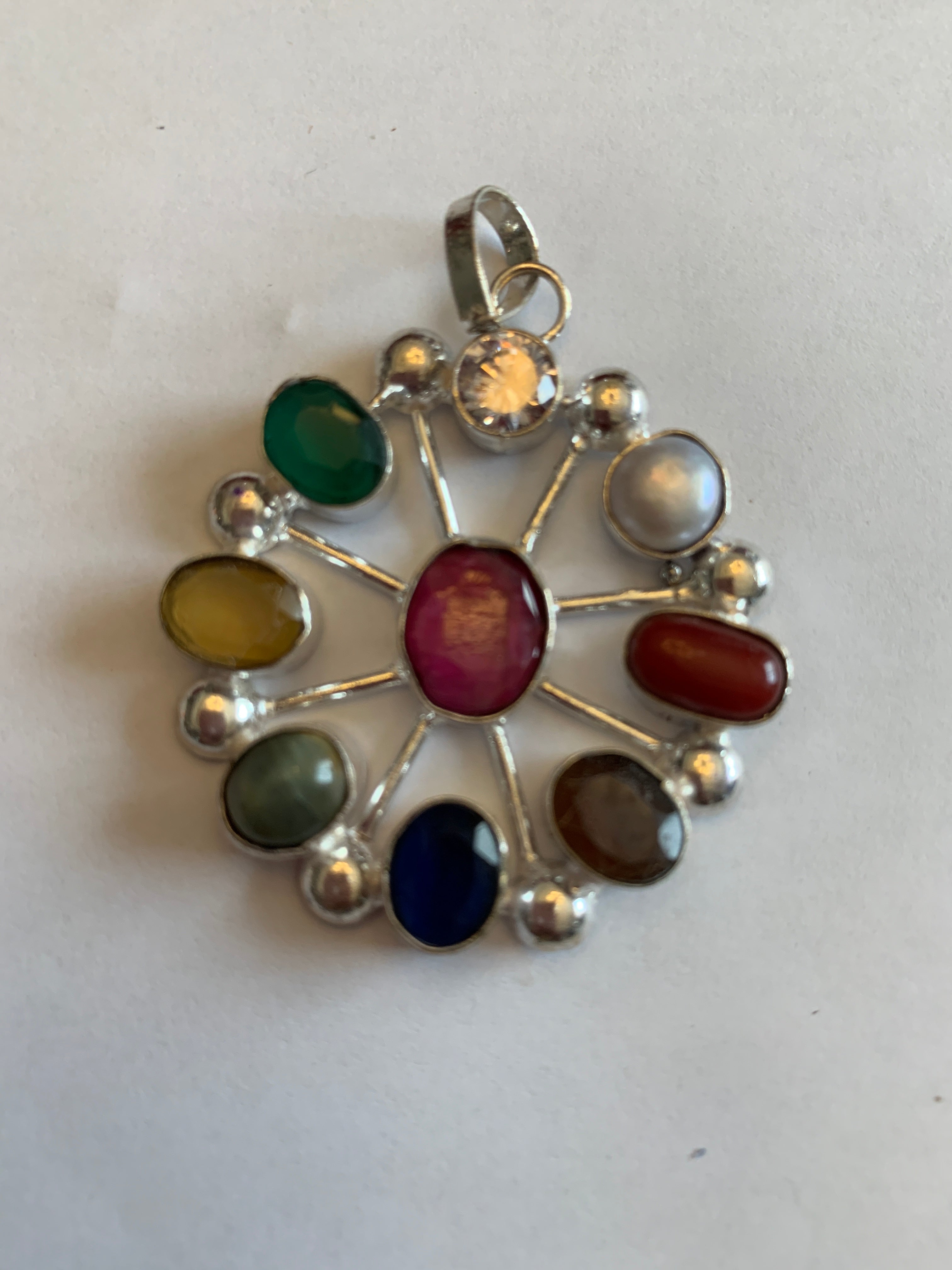 Navaratna Rocks Pendants - The Amma Store