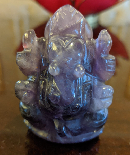 Amethyst Ganesha – Med