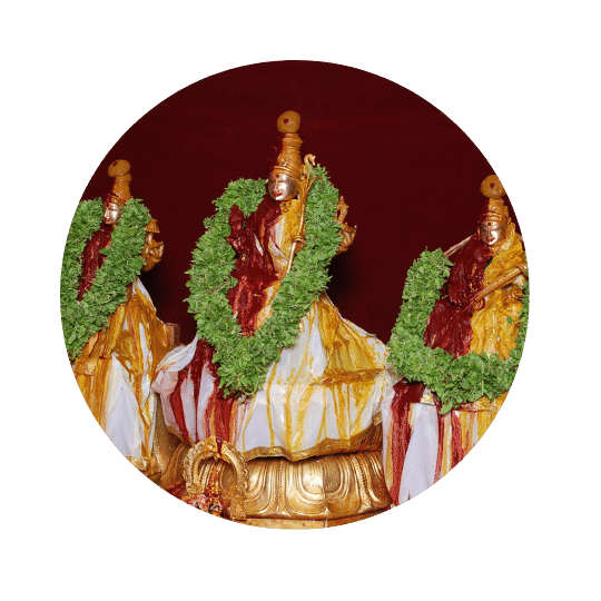 Sri Lalitha Devi, Sri Lakshmi Devi, Sri Saraswati Devi Abhishekam 25 Mar, 2022 Friday