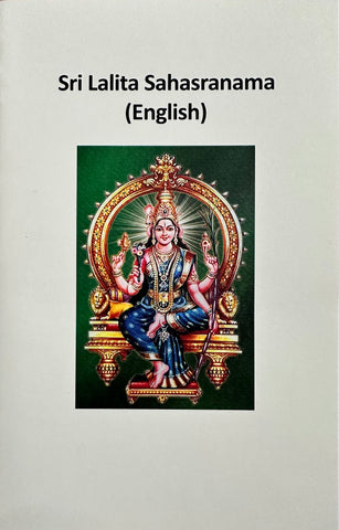 Lalita Sahasranama (Chanting Booklet)